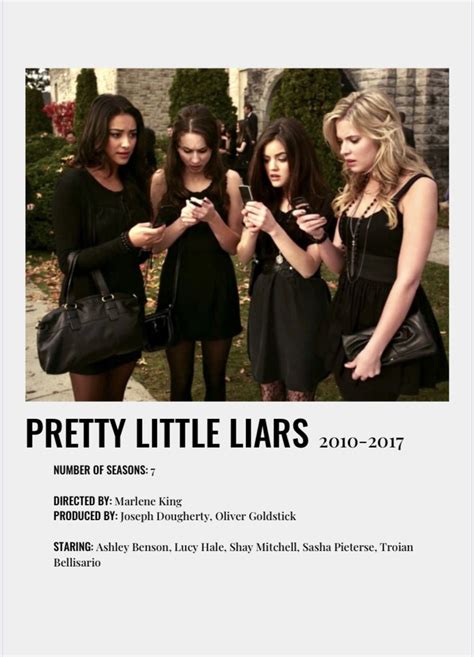 Pretty Little Liars Poster Film Posters Minimalist Pretty Little Liars Iconic Movie Posters