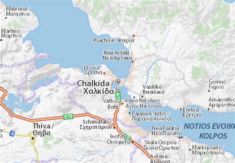 MICHELIN Chalkis map - ViaMichelin