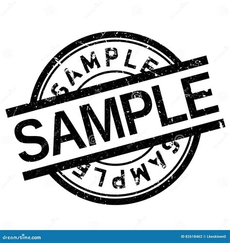 Sample Stamp Rubber Grunge Stock Vector Illustration Of Grunge 82618462