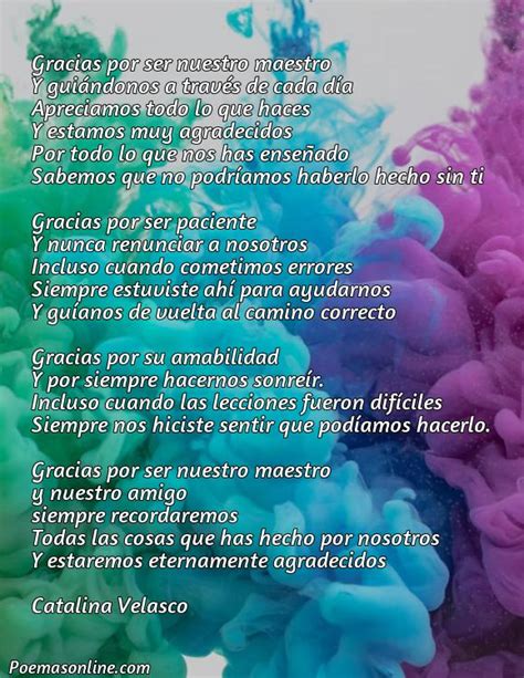 Poemas Para Maestros De Agradecimiento Poemas Online 102024 Hot Sex Picture