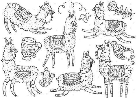 Dibujos De Llama Para Colorear Dibujos Para Colorear