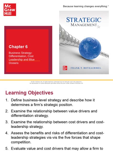 5 Strategy Business Strategy Differentiation Cost Leadership Blue