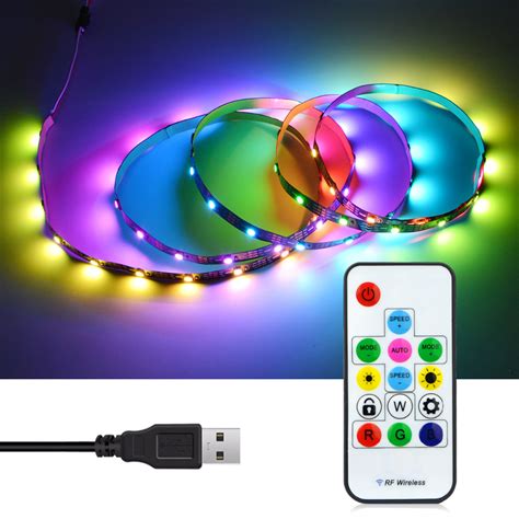 Ip Ws B Ic Dc V Usb Led Strip Light Rgb Smd Addressable