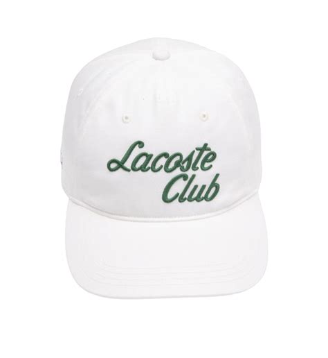 Lacoste Sport Roland Garros Edition Twill Cap White Tennis Zone