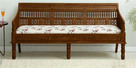 Buy Avantika Sheesham Wood Seater Sofa In Scratch Resistant