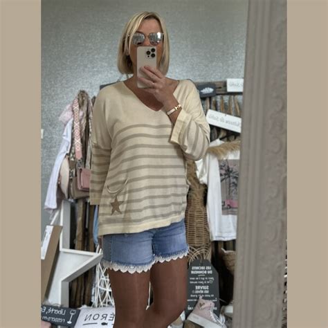 Pull Star Oversize Beige Au Ch Teau De Sable Boutique En Ligne Pour Femme