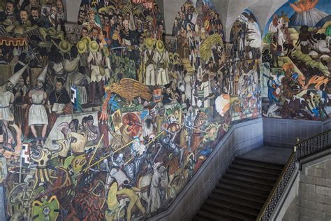 Diego Riveras Mural Depicting Mexicos History At Nationa… Flickr