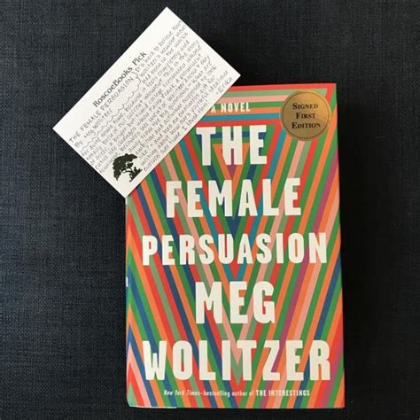 The Female Persuasion By Meg Wolitzer Roscoebooks