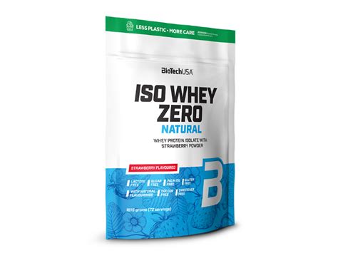 Iso Whey Zero Natural Gr Biotechusa Crono Sport Nutrici N