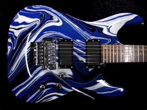 Swirl Guitars Esp Custom Swirl Paint Lovatto Guitars Guitar