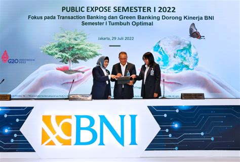 Bni Pembiayaan Segmen Hijau Mencapai Rp1766 Triliun Hingga Juni 2022