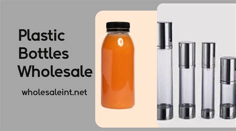 Five Best Plastic Bottles Wholesale - Wholesale INT