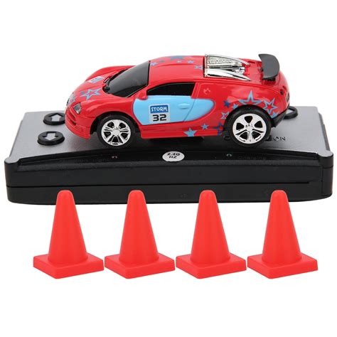 Red Mini Rc Car With Dual Mode Remote Control Can Box Power Induction