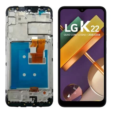 Tela Frontal Compatível LG K22 k22 Plus C Aro Nacional