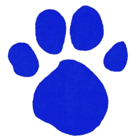 Blues Clues Paw Print Stickers