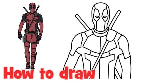 How To Draw Deadpool Face - alter playground