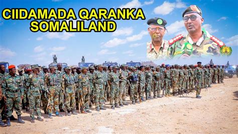 Afhayeenka Ciidanka Qaranka Somaliland Oo Warbaahinta La Hadlay Youtube