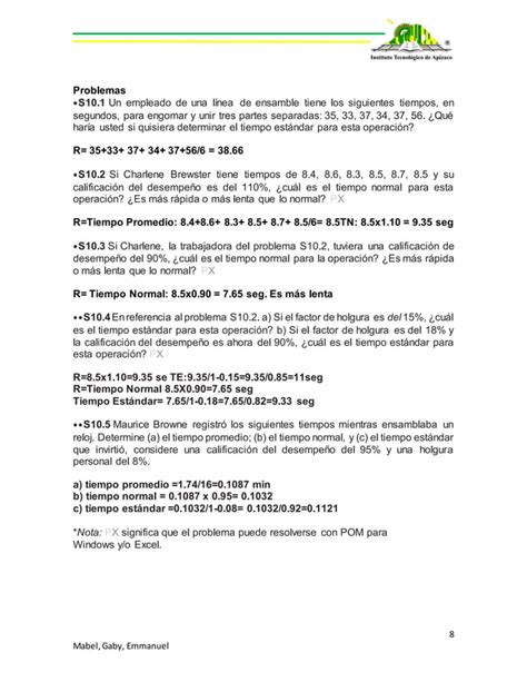 Medicion Del Trabajo Pdf