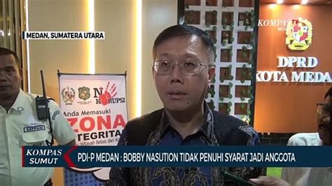 Makna Surat Dpc Pdip Medan Yang Sebut Bobby Nasution Tak Lagi Penuhi