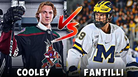 Who Has The BEST ROOKIE Season Logan Cooley Or Adam Fantilli NHL