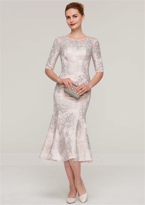 Column / Sheath Mother Of The Bride Dresses Tea Length at Leon Donovan blog