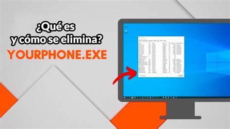 YourPhone exe Qué es y cómo eliminarlo en Windows