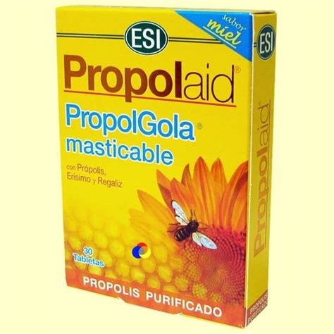 Propolgola Masticable Sabor Miel Tabletas Laboratorios Esi