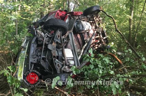 Naked Man Steals Chevrolet Silverado Crashes Into Yard GM Authority