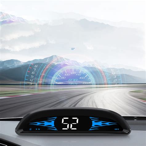 Buy OBD2 HUD Head Up Display GPS Digital Speedometer Speed KM H MPH