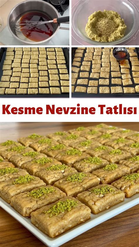 Baklava Tadında Kesme Nevzine Tatlısı Tarifi Nefis Tarif ve Sunumlar