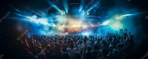 Premium AI Image | Crowd of people dancing in the nightclub