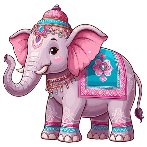 Premium Vector Elephant Vector Cartoon Illustration