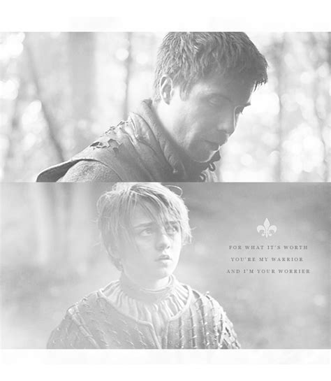 Arya And Gendry Game Of Thrones Fan Art 31894455 Fanpop