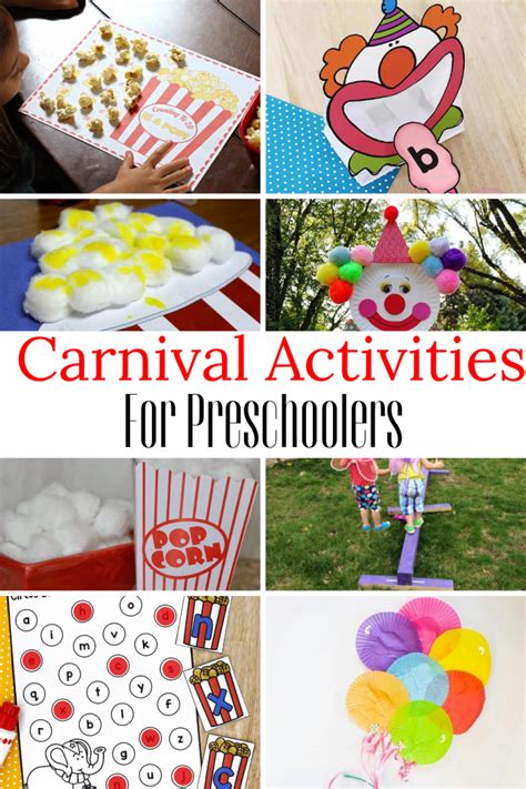 11+ Magical Carnival Activities for Preschoolers