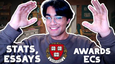 How I Got Into Harvard Shocking Stats Ecs Awards Essays Youtube