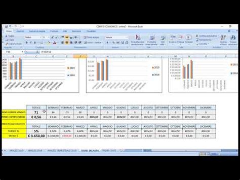 Controllo Di Gestione Con Excel Youtube