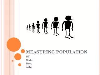 PPT Measuring Population Change PowerPoint Presentation Free