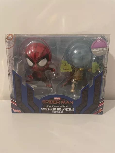 HOT TOYS SPIDER MAN And Mysterio Collectible Set Cosbaby S Bobble Head 19 99 PicClick UK