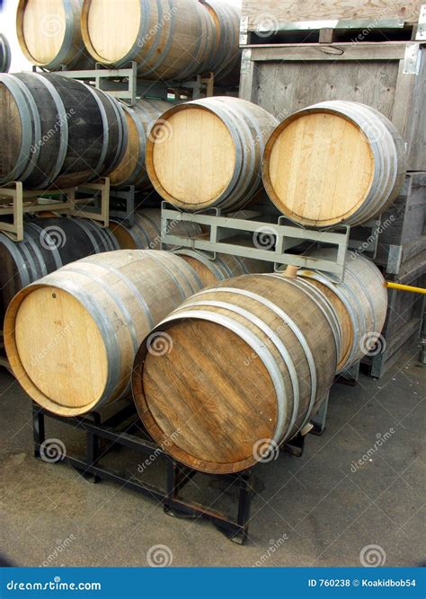 Oak Wine Barrels stock photo. Image of wine, agriculture - 760238