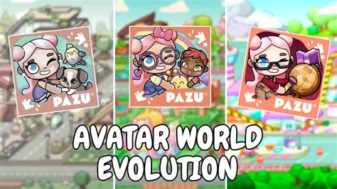 🌈 Evolution Of Avatar World ️ Pazu Youtube