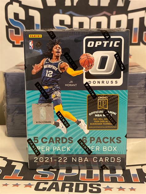 2021 22 Donruss Optic Nba Basketball Blaster Box 1 Sports Cards