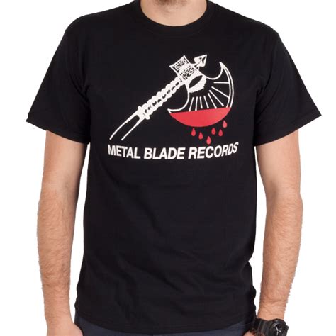 Metal Blade Records Axe Logo T Shirt Metal Blade Records