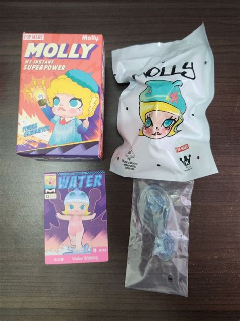 Wts Wtt Pop Mart Molly Instant Super Power Series Blind Box Water