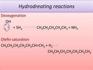 Hydrotreating process | PPT | Free Download