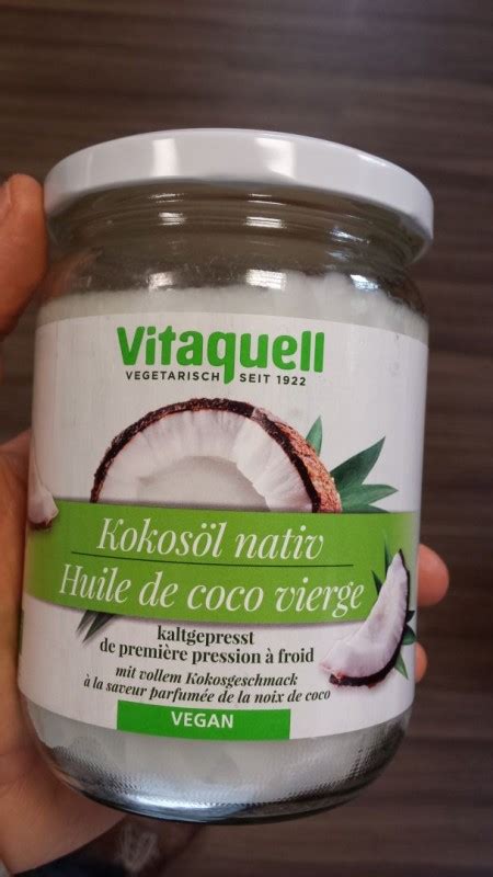 Vitaquell Kokosöl nativ Kalorien Nährwerte Produktdaten