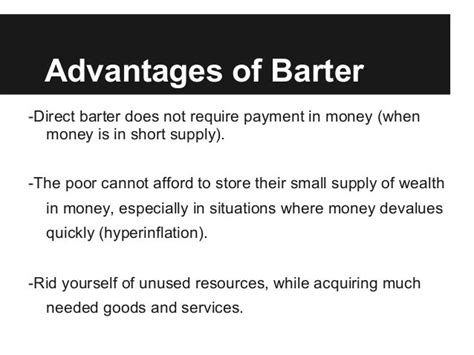 🎉 What Are The Advantages Of Barter System Pros And Cons Of Barter