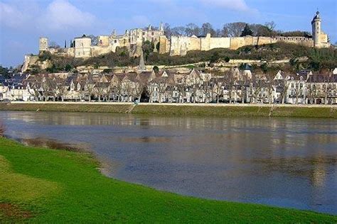 Chateau de Chinon; a medieval fortress in the Loire Valley