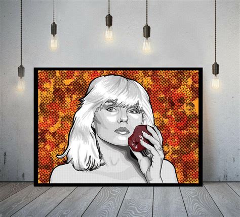 Debbie Harry Blondie Retro Art Print Unframed Female Rock Icon Poster