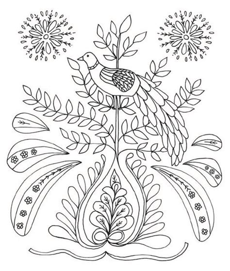 Polish Folk Art Coloring Pages