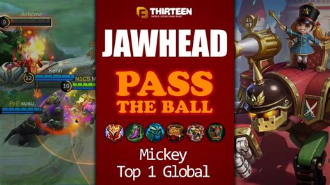 Pass The Ball Jawhead Best Build By Mickey Top Global Jawhead MLBB